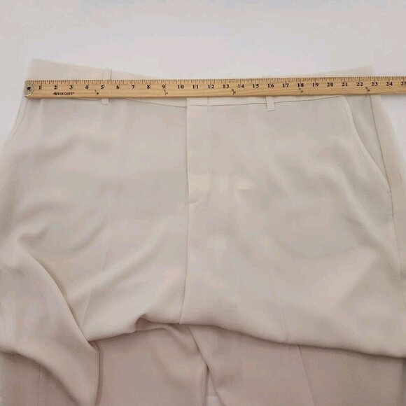 Vince. Womens Ivory Ankle Length Soft Tailored Trouser Dress Pants Size 22 - Picture 4 of 8